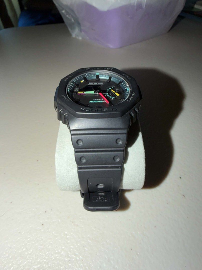 GSHOCK CASIO BM2100MF (Category: Men's Watches) located in Manila. Submitted by Yourstyle.99 (Listing ID 1461278813, Image 3). Description: GSHOCK WATCH Casio G-Shock (GA-B2100MF-1ADR) ⌚️ ~ Black Resin Strap 200 Meter Bluetooth Solar Watch ✅ Condition is good as new! ✅ BARELY USED ✅ Still Looks brand new, first hand/owner ✅ Box not included (natapon ko na) Bought this for almost 12k, selling price is 5k nalang. (Still nego for sure buyer talaga) 