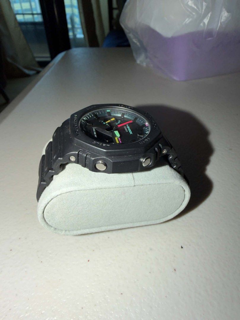 GSHOCK CASIO BM2100MF (Category: Men's Watches) located in Manila. Submitted by Yourstyle.99 (Listing ID 1461278813, Image 2). Description: GSHOCK WATCH Casio G-Shock (GA-B2100MF-1ADR) ⌚️ ~ Black Resin Strap 200 Meter Bluetooth Solar Watch ✅ Condition is good as new! ✅ BARELY USED ✅ Still Looks brand new, first hand/owner ✅ Box not included (natapon ko na) Bought this for almost 12k, selling price is 5k nalang. (Still nego for sure buyer talaga) 