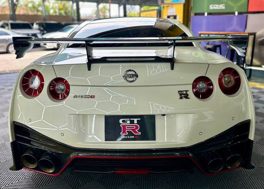 GTR R35 NISMO (Category: Announcements) located in Cavite. Submitted by eyamvillag08141 (Listing ID 1461167392, Image 2). Description: NISSAN GT-R R35 NISMO - 1/3 LOCAL UNITS in the PH - 9,XXX Original Mileage - 2018 Model - All Stock Exterior - Nismo Carbon Bucket Seats Option - Armytrix Full Titanium Valvetronic Exhaust - Armytrix Downpipes - Nismo Fender Vents - Stock Tune - SUPER LOADED (900k worth) - Local Unit - EXTREMELY RARE - Full GYEON 