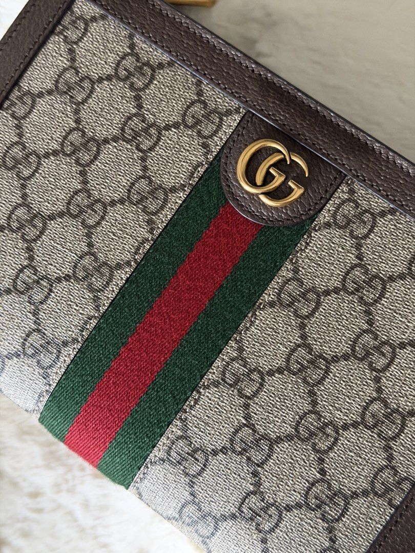 Gucci Crossbody bag Small (Category: Luxury Bags & Wallets) located in Manila. Submitted by rellamaaim07341 (Listing ID 1461268964, Image 3). Description: Ophidia GG Supreme Small Shoulder bag Brown Beige Excellent Condition 2025 Model Guaranteed Authentic Comes with Box,Dust bag,Cards .