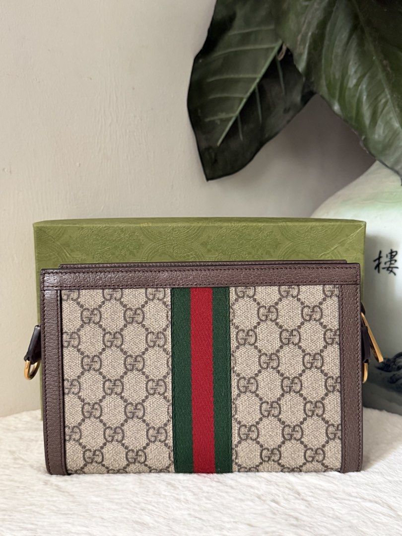 Gucci Crossbody bag Small (Category: Luxury Bags & Wallets) located in Manila. Submitted by rellamaaim07341 (Listing ID 1461268964, Image 2). Description: Ophidia GG Supreme Small Shoulder bag Brown Beige Excellent Condition 2025 Model Guaranteed Authentic Comes with Box,Dust bag,Cards .