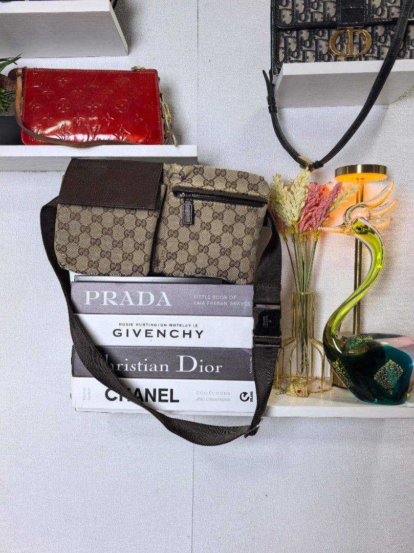 Gucci GG monogam double packet bag dark brown (Category: Luxury Bags & Wallets) located in Baguio. Submitted by ashzachary (Listing ID 1461273020, Image 1). Description: Gucci GG monogam double packet bag dark brown Condition :Excellent condition Color rate 10/10 Coded 28566 56789 Size :Medium No issues No flaws Super ganda sa personal Pm. More details Good quality Plsss 📌No Bogus 📌No return MOP What you see is what you get PALAWAN, CEBUNA GCAS