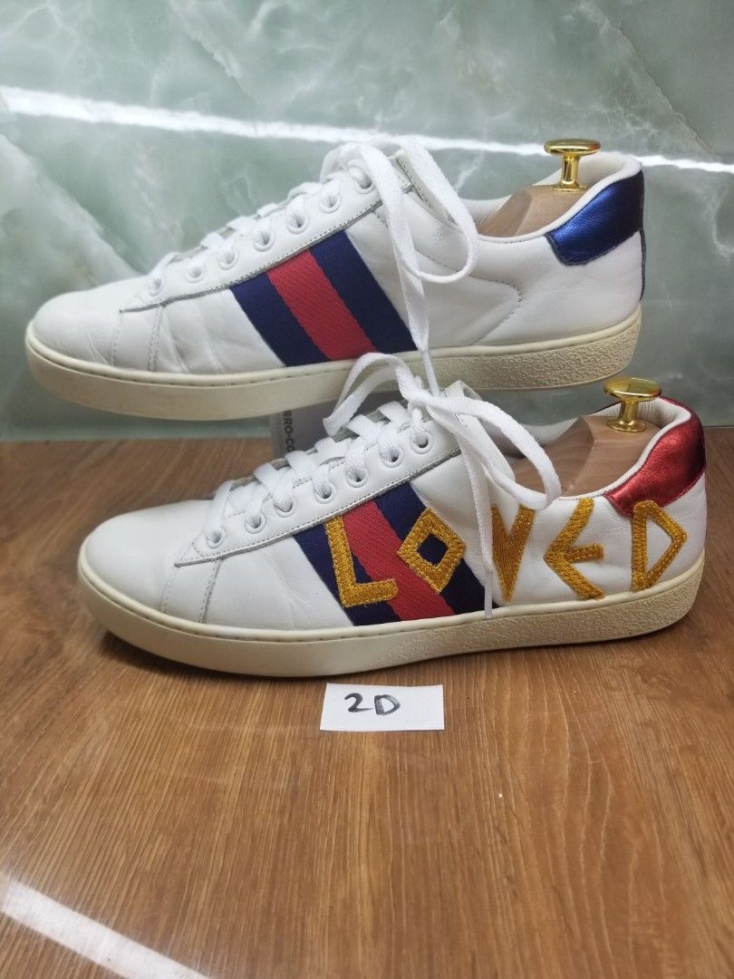 Gucci sneakers loved unisex 40 (Category: Sneakers) located in Quezon City. Submitted by lykpossession (Listing ID 1461242937, Image 3). Description: Ask first if available.