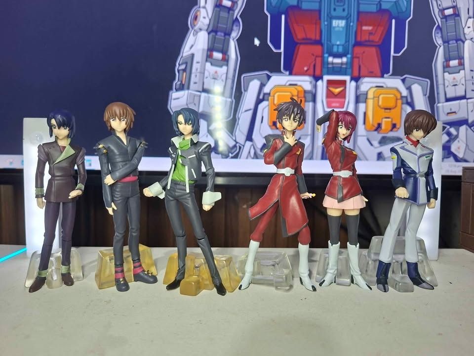 Gundam Seed Pilots, etc... (Category: Gundam & Model Kits) located in Imus. Submitted by ToyBlazePH (Listing ID 1461284249, Image 2). Description: Gundam Seed Pilots, etc... P450 each firm. P400 if 3 or more ung kukunin. Pede pumili. Loc: Imus Cavite Lalamove/LBC/Flash Express Ready for pick up Lalamove 📌 : Toyblaze (search for toyblaze) Gcash payment/Bank Transfer Reservation (10%) and installment options available. Shipping upon full payment o