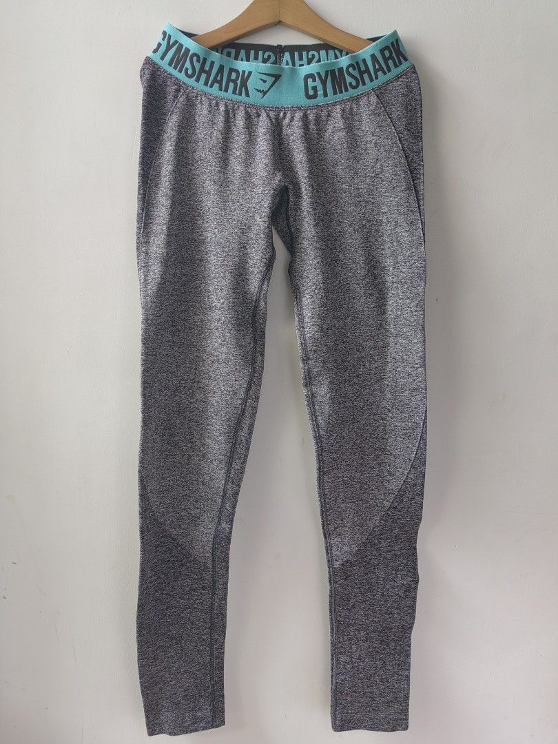 Gymshark Leggings (S) (Category: Activewear) located in Baguio. Submitted by kacijom (Listing ID 1461173736, Image 1). Description: •₱500 •Gymshark Leggings •Size S, 12. 5" waist laid flat, 34" length •9/10 (VGUC) gray teal.