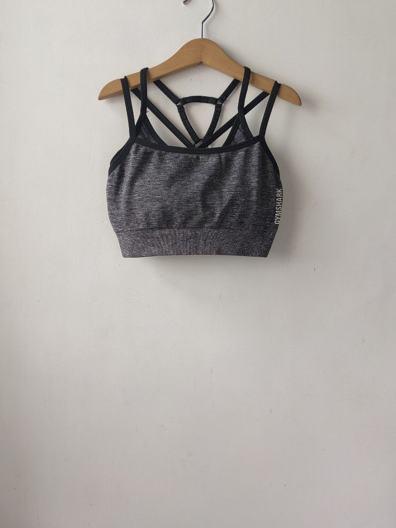Gymshark Sports Bra (S) (Category: Activewear) located in Baguio. Submitted by kacijom (Listing ID 1461167449, Image 1). Description: •₱450 •Gymshark Sports Bra •Size S, 12" bra band •Condition 9/10 (Very-Good Used Condition), w/pads.