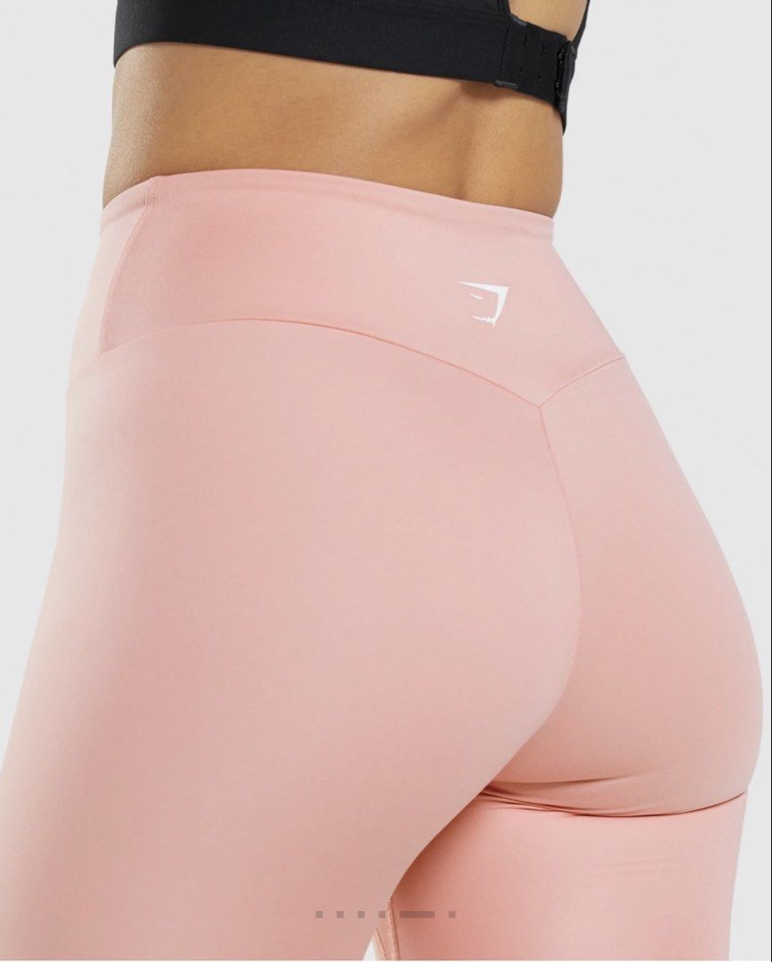 Gymshark training leggings (Category: Activewear) located in Makati City. Submitted by cleaning.my.closet (Listing ID 1461285488, Image 3). Description: Gymshark Adapt Fleck Seamless Leggings. Peach color. High-waisted. Flattering V-cut back. Seamless. Stretchy and comfortable. Worn once only, too small for me :( .