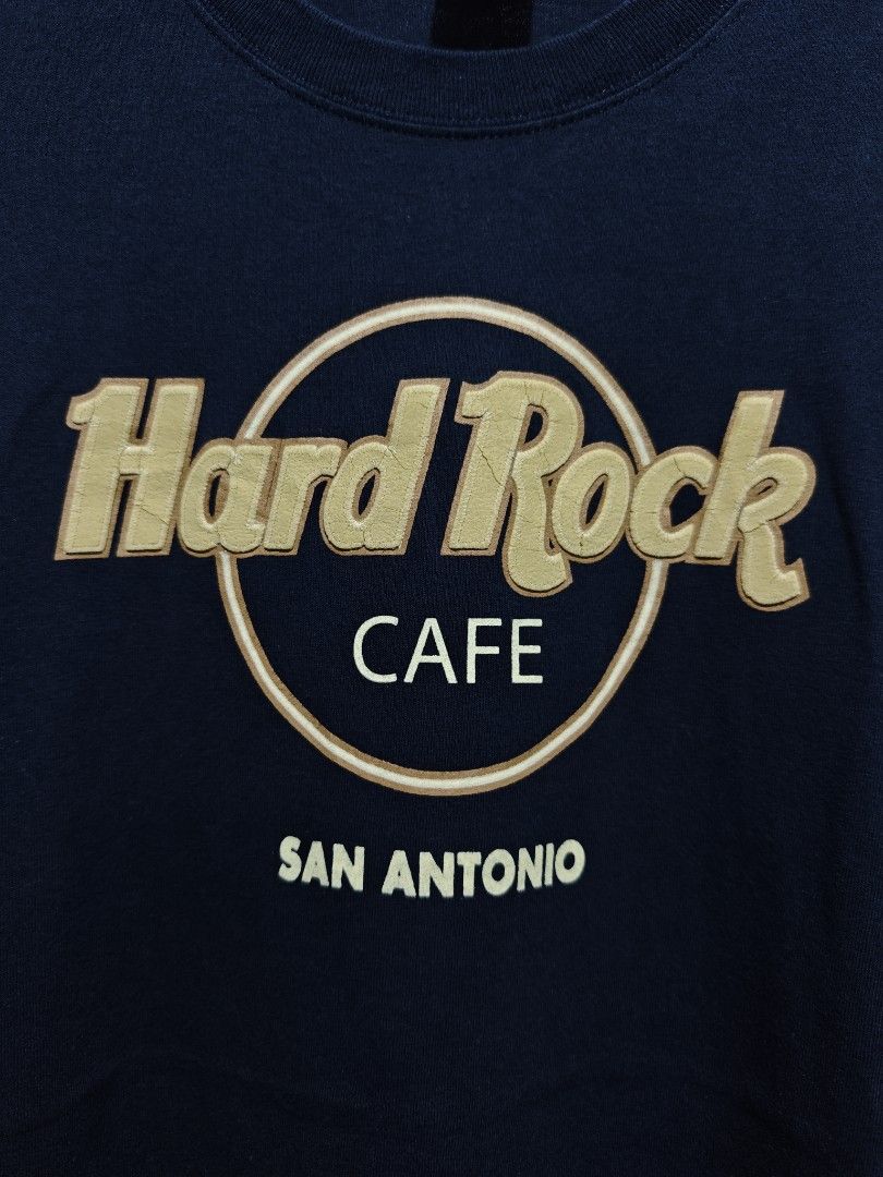 Hard Rock Cafe San Antonio (Category: Tshirts & Polo Shirts ) located in Bulacan. Submitted by pzj_thrift (Listing ID 1461161053, Image 3). Description: L 30 W 24 Condition 9/10 Color rate 9/10 Issue crack sa print .