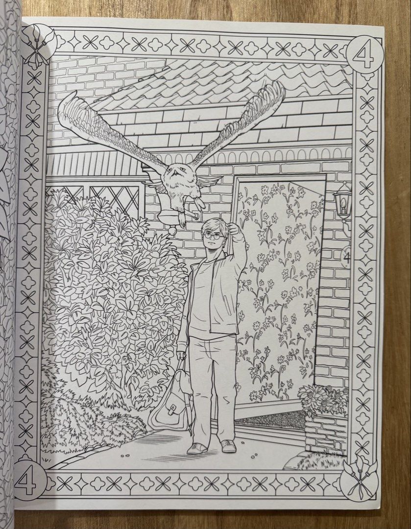 Harry Potter Colouring Book (Category: Children's Books) located in San Pedro. Submitted by pageturner19 (Listing ID 1461144383, Image 3). Description: - Harry Potter Colouring Book by Studio Press - Features intricate illustrations from the Harry Potter films - Includes beloved characters: Harry, Hedwig, Dobby, Hagrid, and more - Ideal for any Harry Potter fan who enjoys colouring - Unleash your creativity and bring the wizarding world to life!.
