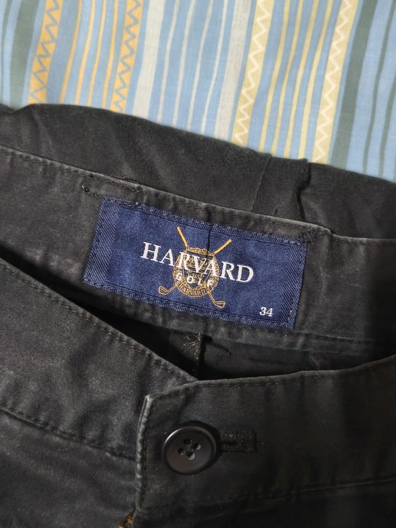 Harvard Black Pants [34] (Category: Jeans) located in Quezon City. Submitted by declutterwithnari (Listing ID 1461245886, Image 2). Description: HARVARD Black Pants [34] - Wasn't used, semi soft denim :) - Waist: 34" - Length: 42 mop: GCash, GoTyme, Maya (payment first) mod: Lalamove, Grab, J&T (preferred) rfs: decluttering.