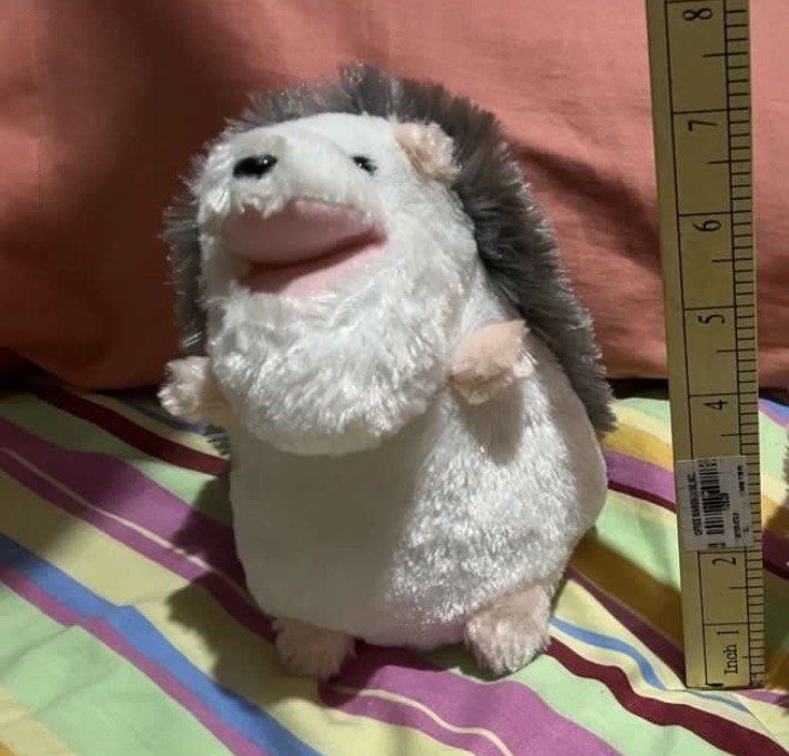 Hedgehog grey big plush (Category: Plushies & Soft Toys) located in Paranaque City. Submitted by bonsaiart (Listing ID 1461133272, Image 3). Description: Pre owned Good condition 325+sf Payment via GCASH or paymaya No to meetup No to cop / cod Shipping via j&t only No breaking of set or bundle.