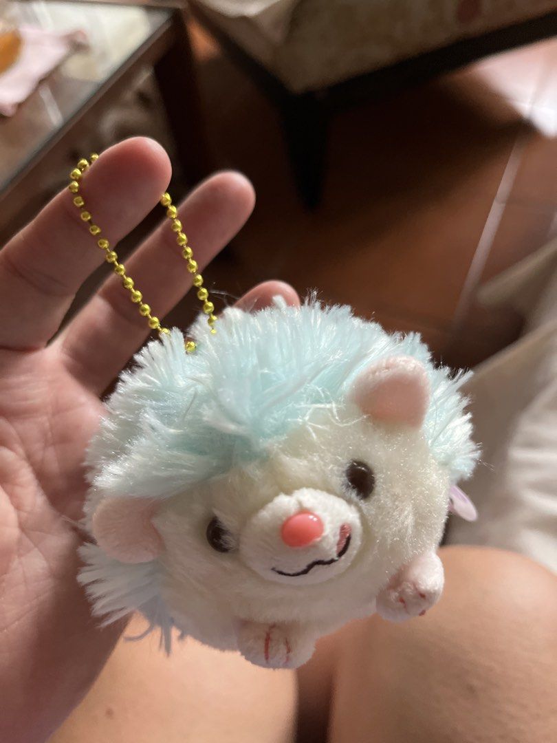Hedgehog light blue bag charm (Category: Character Goods) located in Paranaque City. Submitted by bonsaiart (Listing ID 1461131319, Image 1). Description: Pre owned Good condition 180+sf Payment via GCASH or paymaya No to meetup No to cop / cod Shipping via j&t only No breaking of set or bundle.