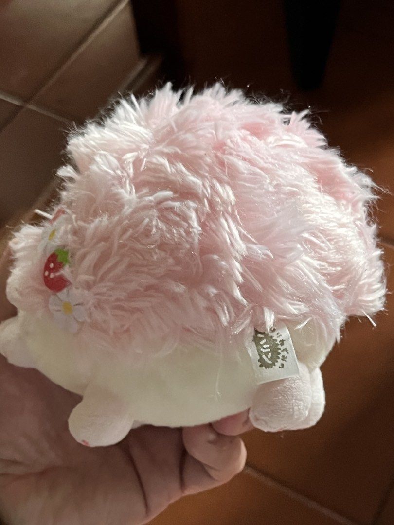 Hedgehog pink plush (Category: Plushies & Soft Toys) located in Paranaque City. Submitted by bonsaiart (Listing ID 1461131102, Image 3). Description: Pre owned Good condition 280+sf Payment via GCASH or paymaya No to meetup No to cop / cod Shipping via j&t only No breaking of set or bundle.