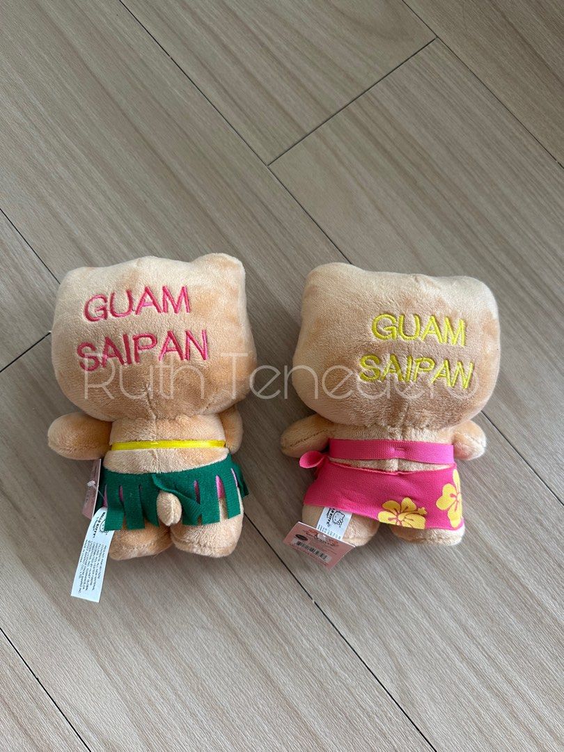 Hello Kitty ABC Mart Guam Exclusive (Category: Plushies & Soft Toys) located in Pasig City. Submitted by ruthalyssa (Listing ID 1461205923, Image 2). Description: Guam exclusive ABC Mart Hello Kitty plush toys. Brand new with tag. RFS: Decluttering Price per plushie - get discount if take both. .