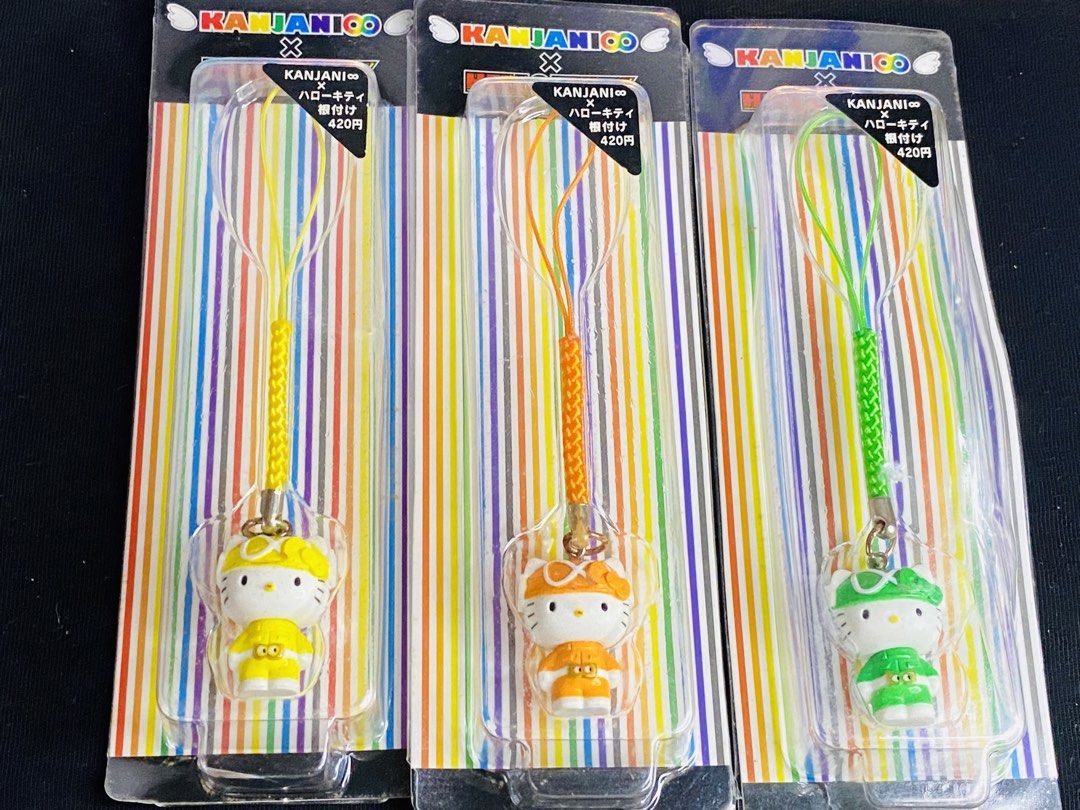 Hello kitty Kanjani∞ phone strap set (Category: Character Goods) located in Manila. Submitted by kawaii_omocha_est2020 (Listing ID 1461292228, Image 1). Description: .