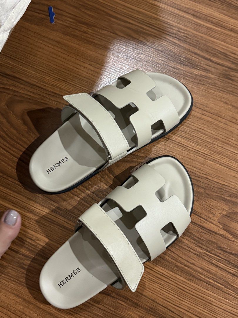 Hermes Chypre (Category: Sneakers & Footwear) located in Rizal. Submitted by nhacio06 (Listing ID 1461204376, Image 1). Description: Hermes Chypre Size 39 Complete with box and dust bag Moneyback if proven fake Rfs: decluttering Slightly negotiable.