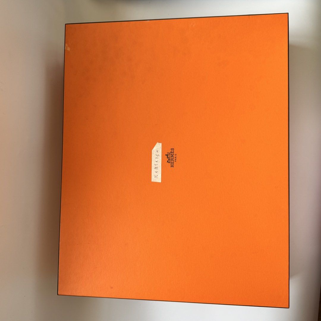 Hermes Paris Orange Box (Category: Luxury Accessories) located in Santa Rosa. Submitted by le_classique (Listing ID 1461200290, Image 3). Description: - Authentic Hermes Paris orange box - Available in three different sizes - Ideal for storage or as a gift - Feel free to ask any questions.