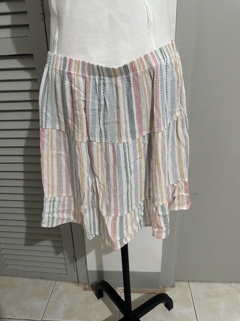 Hippie rose skirt (Category: Skirts) located in Subic. Submitted by ruffa_assorted_item (Listing ID 1461225611, Image 1). Description: - Colorful striped tiered skirt - Comfortable elastic waistband - Lightweight fabric for easy wear - Ideal for casual wear or a beach day.