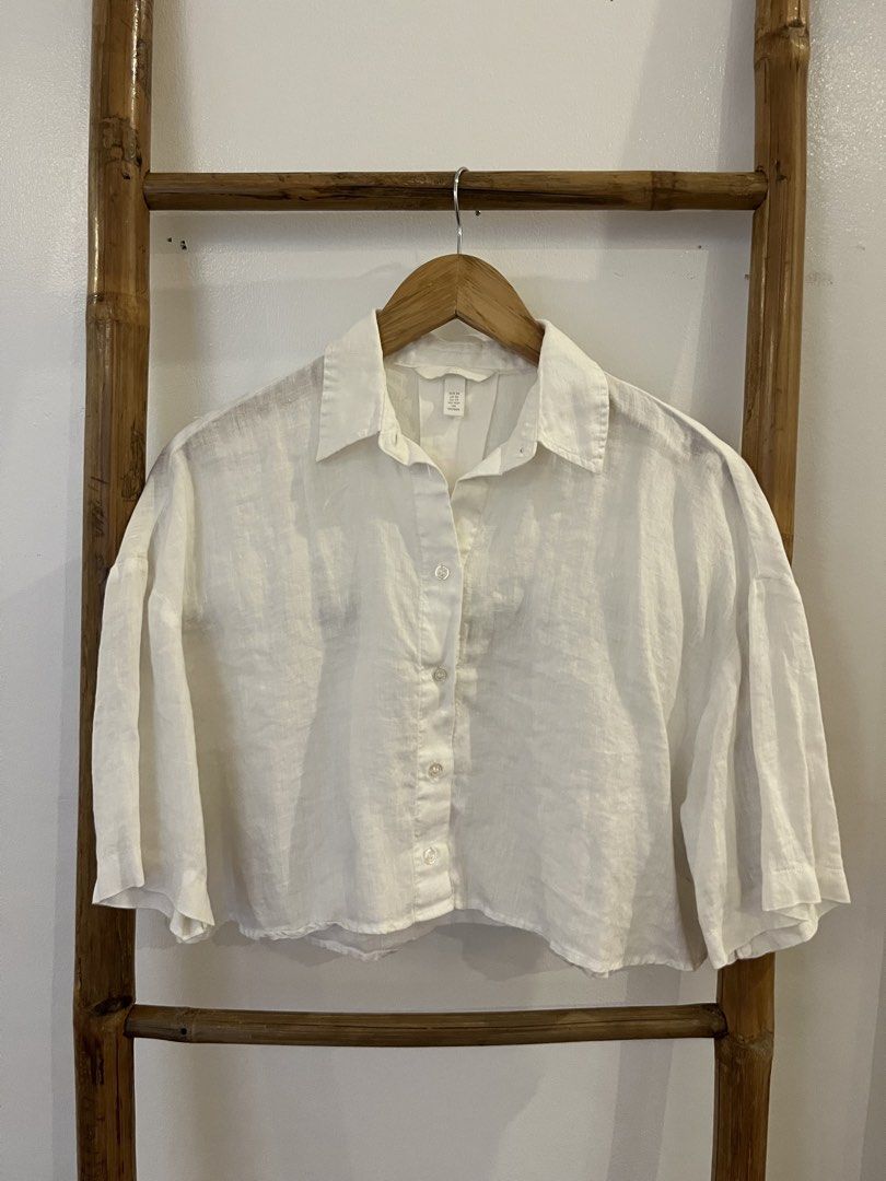 H&m linen shirt (Category: Shirts) located in Rizal. Submitted by jn_mdl (Listing ID 1461227791, Image 1). Description: .