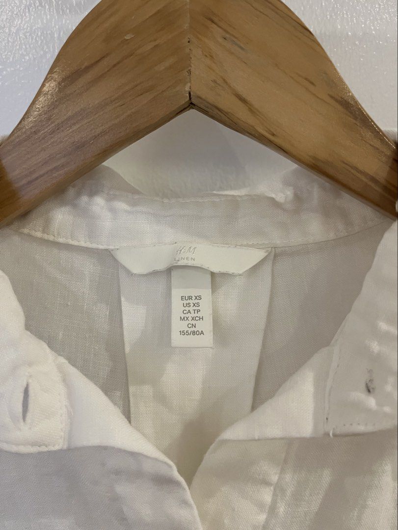 H&m linen shirt (Category: Shirts) located in Rizal. Submitted by jn_mdl (Listing ID 1461227791, Image 3). Description: .