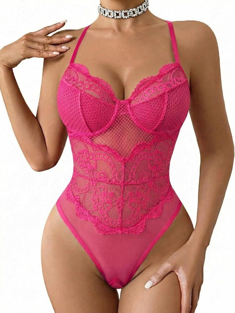 Hot Pink Teddy Lingerie (Category: Undergarments & Loungewear) located in Taguig. Submitted by seducente.closet (Listing ID 1461271129, Image 2). Description: ❣️︎First to pay Gets the item❣️︎ ❣️︎No Reservation unless fully paid❣️︎ ALL BRAND NEW WITH POUCH ❝FIXED PRICE NA PO❞ 📷: Actual photo posted 𝗡𝗼𝘁𝗲: Colors might look a little different in person due to screen settings and lighting conditions. We promise it’ll still look great when it arr