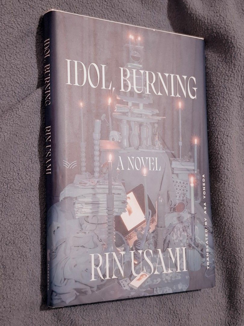 [Sale] Idol, Burning by Rin Usami (Category: Storybooks) located in Cavite. Submitted by pickupthesoup (Listing ID 1461272624, Image 3). Description: Flaws include: light creases, tears/wears on the corners of the dust jacket. Please don't claim if sensitive to the flaws above. Reason for selling: decluttering. Mode of Delivery: LBC Express Mode of Payment: UnionBank, GCash.