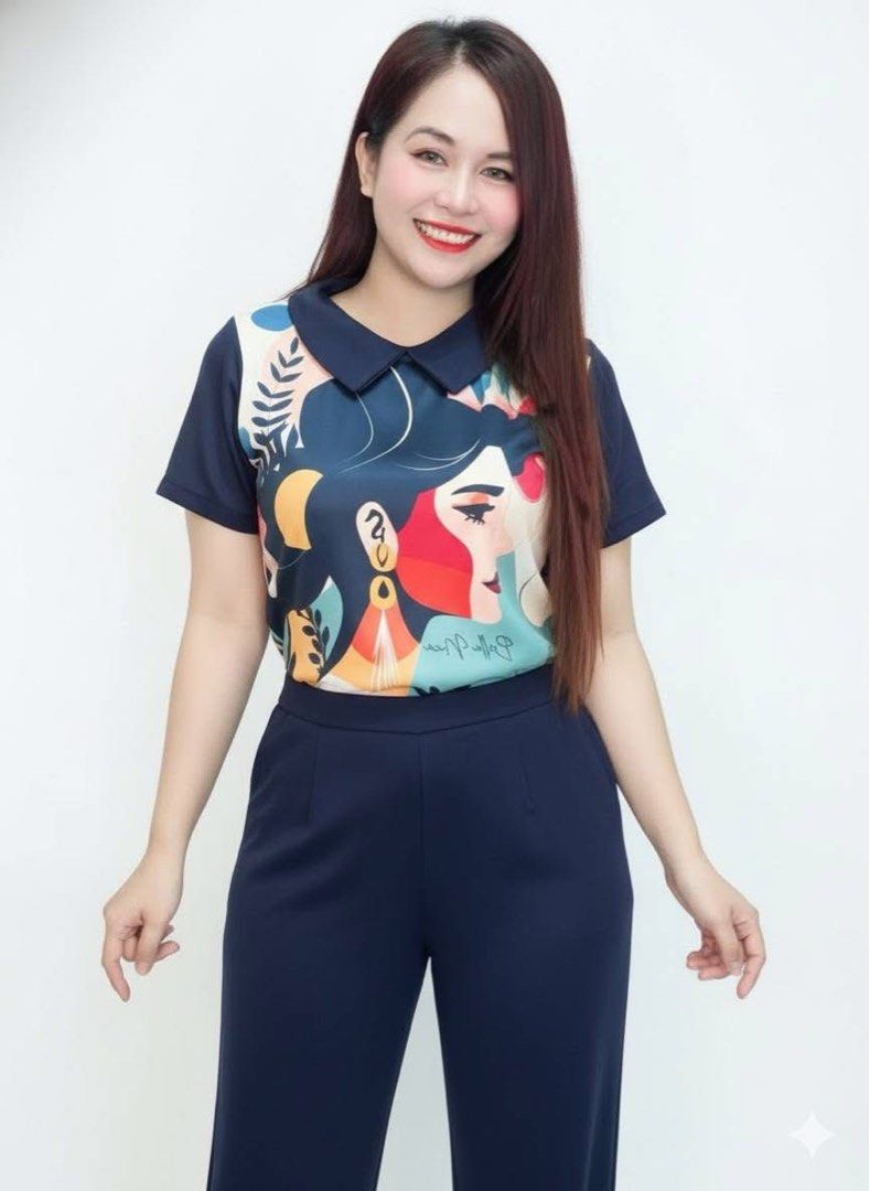 Imara navy blue blouse (Category: Blouses) located in Taguig. Submitted by happy.viascloset (Listing ID 1460665980, Image 3). Description: .