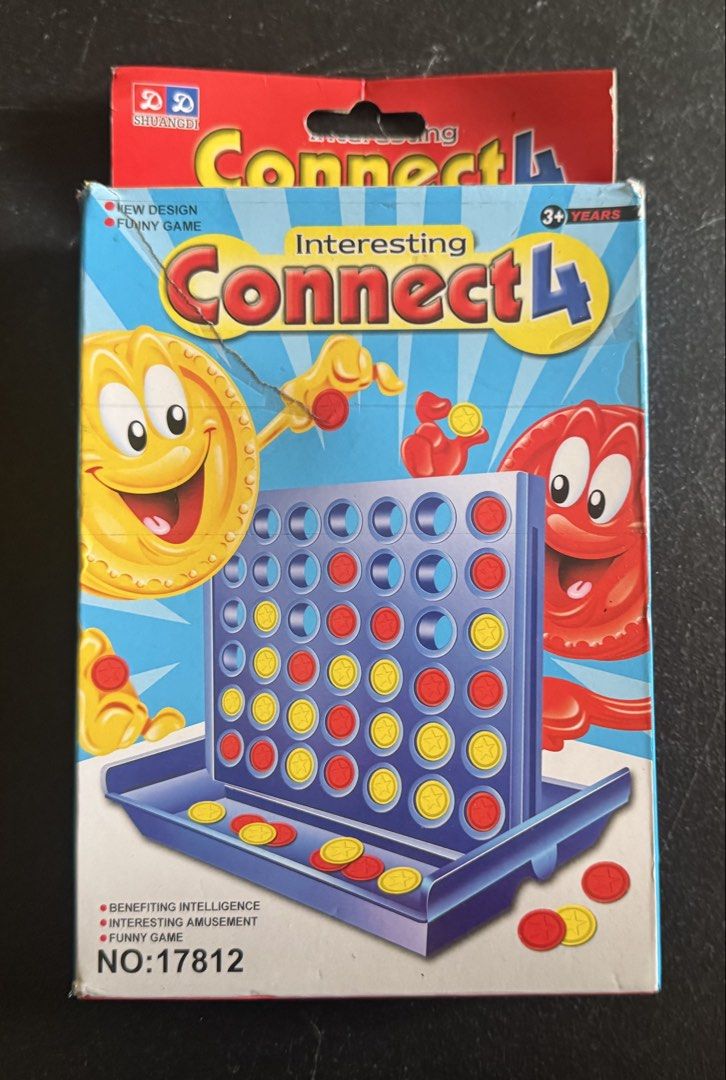 Interesting Connect 4 Board Game for Kids 3+ Years (Category: Board Games & Puzzles) located in San Pedro. Submitted by pageturner19 (Listing ID 1461144210, Image 1). Description: - Classic Connect 4 game for endless fun. - Great for developing intelligence and providing amusement. - Easy to set up and play. - Perfect for family game nights or playing with friends. - Recommended for ages 3 and up..