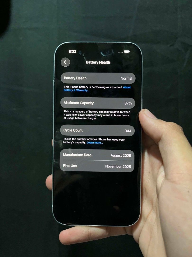 IPHONE 15 (Category: iPhone 15 Series) located in Silang. Submitted by appleflips (Listing ID 1461299178, Image 2). Description: Sale or Trade? Details: - iPhone 15 | Mist Blue - 128gb (Storage Capacity) - 88% bh (Original not boosted) - Warranty: Nov 27 2026 - Local variant NTC approved - Anysim (Tm, Globe, Smart, Sun, Tnt, Gomo, Dito) - 100% Original Parts Inclusions: - Unit, Cases, Cord, Box Noted: Pristine Condition & Fresh Brandnew Condition