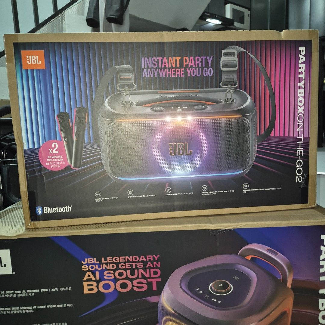 JBL PartyBox On the Go 2 (Category: Soundbars, Speakers & Amplifiers) located in Malabon City. Submitted by jfshop_online (Listing ID 1461131173, Image 2). Description: Brandnew Also available; PartyBox 330 for 25500.