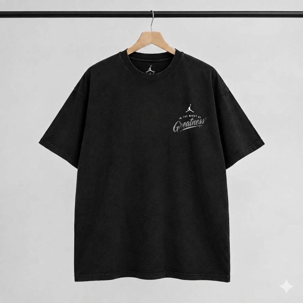 JORDAN GRAPHIC TEE (Category: Tshirts & Polo Shirts ) located in Labangan. Submitted by giants_clothing (Listing ID 1461137014, Image 1). Description: Classic Jordan graphic tee with a bold back print and clean streetwear look. Easy to style for casual, basketball, or everyday outfits..