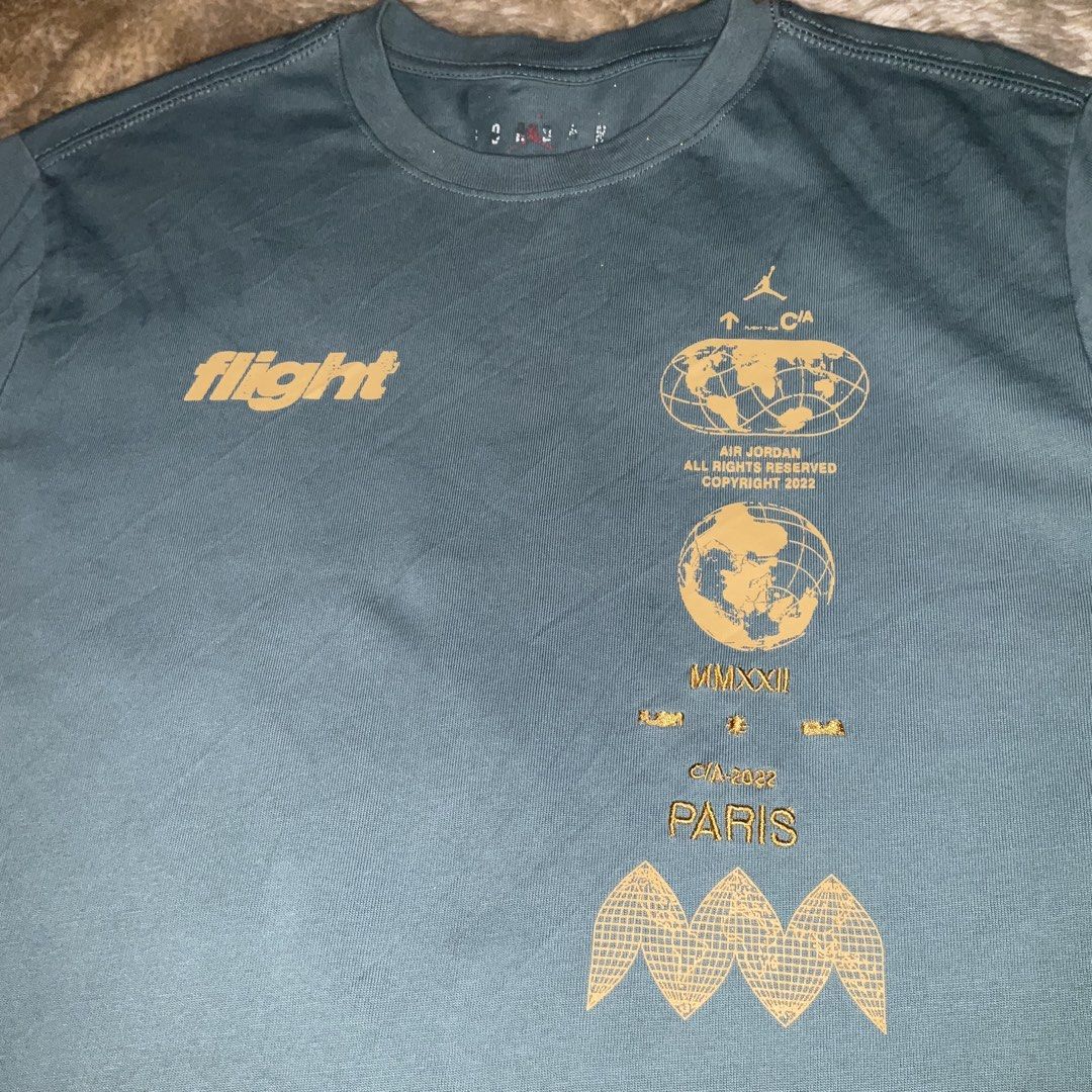 Jordan Shirt (Category: Tshirts & Polo Shirts ) located in San Fernando. Submitted by jz_ofiaza (Listing ID 1461277549, Image 3). Description: Excellent Condition issue : minimal loose stitch maliit lang size: check the photo.
