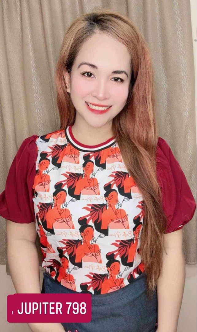 Jupiter maroon blouse (Category: Blouses) located in Taguig. Submitted by happy.viascloset (Listing ID 1460662277, Image 2). Description: .
