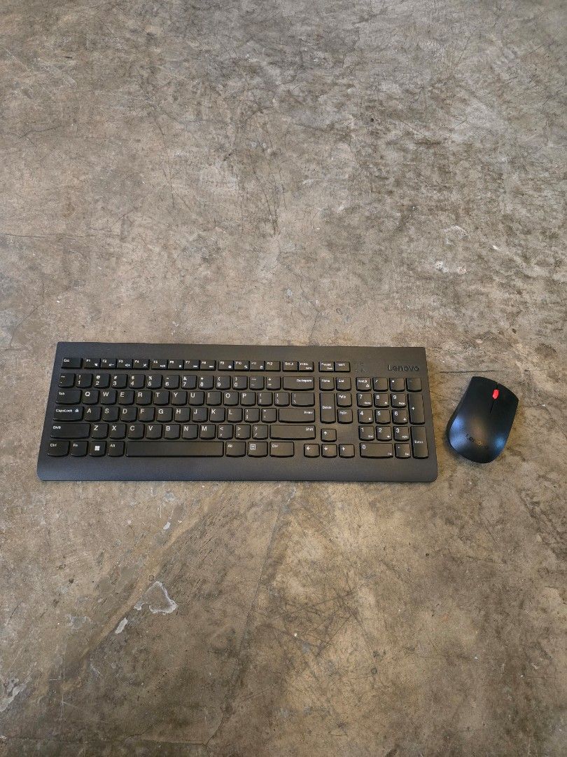 Keyboard and Mouse Combo Wireless Lenovo 510 (Category: Computer Keyboard) located in Pasig City. Submitted by peliniojaps (Listing ID 1461124589, Image 1). Description: - Lenovo Wireless Keyboard and Mouse Set 510 - Tested and working perfectly - Mouse uses 1x AA battery ( included) - Keyboard uses 2x AAA batteries ( included) - Includes USB receiver - Very slightly used Swap with you HDD. Message your offer.