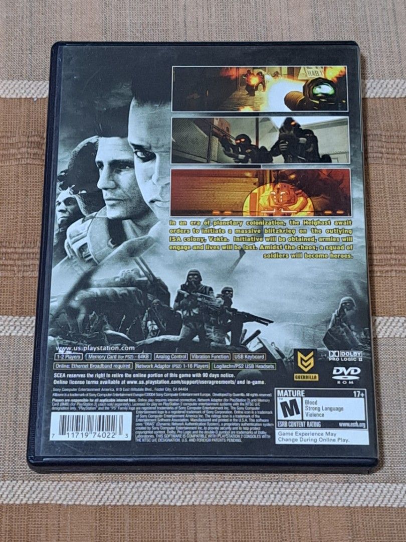 KILLZONE PS2 (Category: PlayStation) located in Kuala Lumpur. Submitted by bigbuygaming_88 (Listing ID 1461245494, Image 2). Description: Original PS2 Game Good used condition Sold as is NTSC Region Chat if any question Boleh pos atau COD.