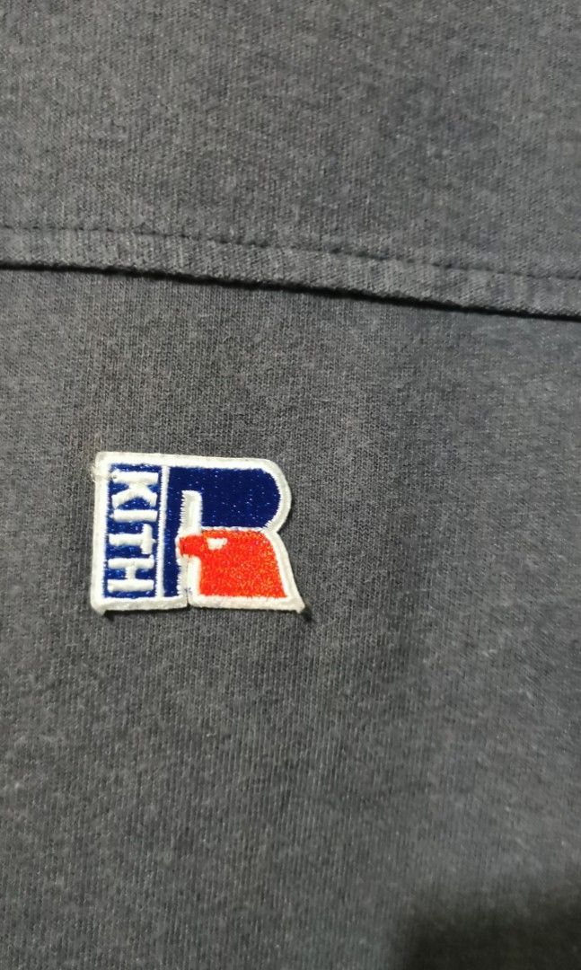 Kith X Russell Athletic (Category: Tshirts & Polo Shirts ) located in San Jose. Submitted by thrift_ni_sir (Listing ID 1461236852, Image 3). Description: Slightly used MOP gcash MOD j&t Add shipping fee.
