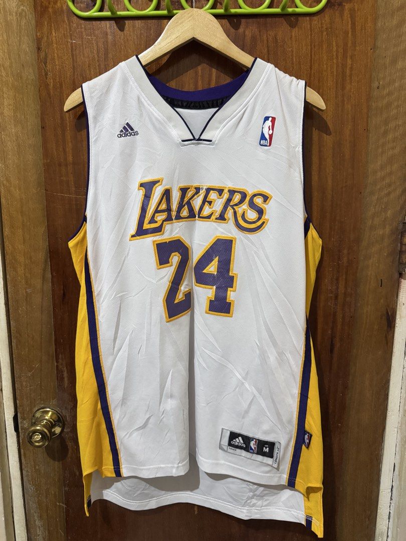 Kobe lakers jersey (Category: Tshirts & Polo Shirts ) located in Manila. Submitted by forbidden.thrift (Listing ID 1461136815, Image 1). Description: NBA adidas Kobe lakers 24 jersey dimes 23x30 medium good condi .