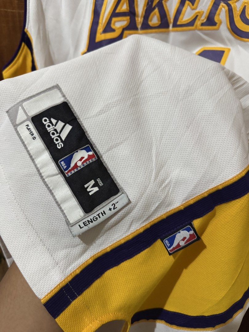 Kobe lakers jersey (Category: Tshirts & Polo Shirts ) located in Manila. Submitted by forbidden.thrift (Listing ID 1461136815, Image 2). Description: NBA adidas Kobe lakers 24 jersey dimes 23x30 medium good condi .