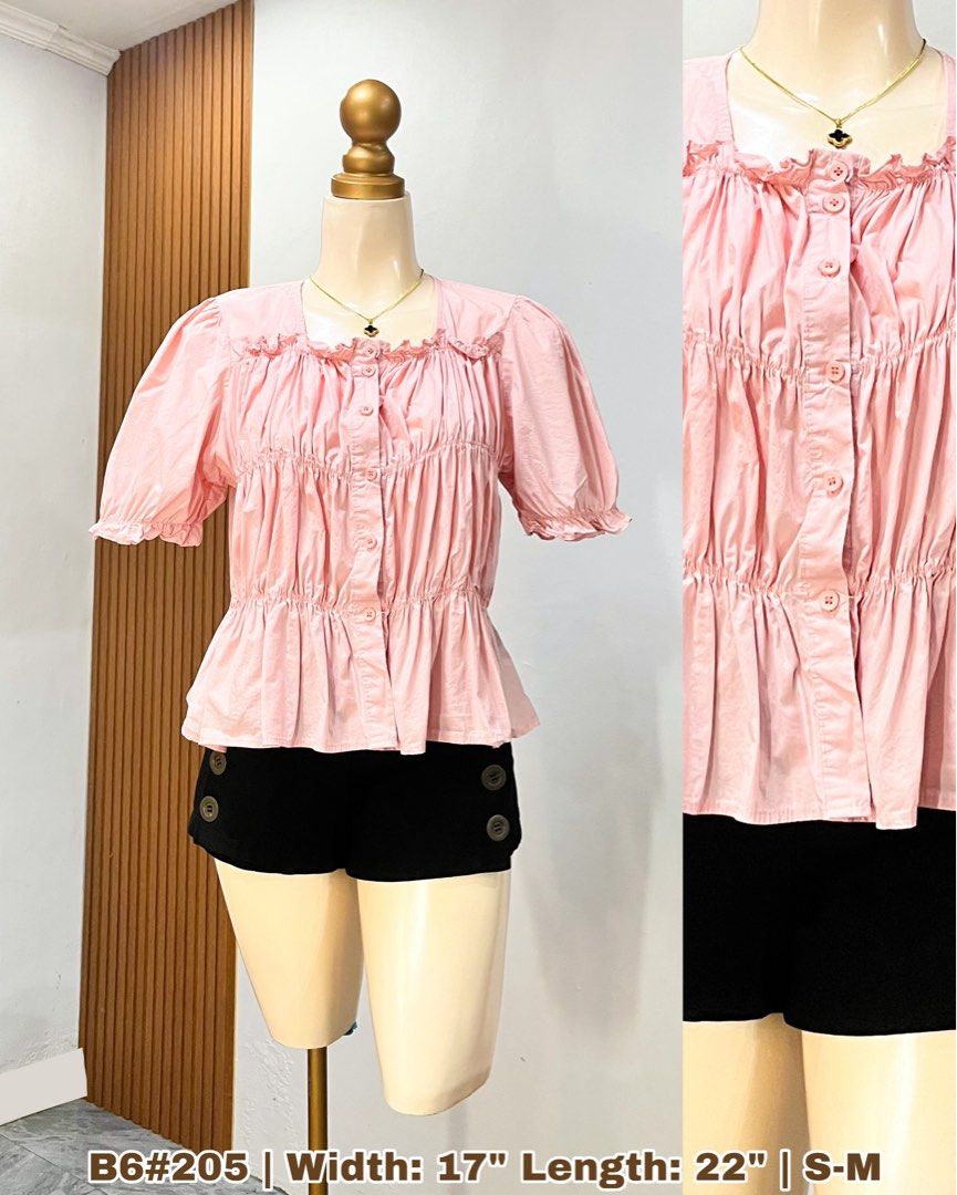Korean Casual / Office Blouse • Pink (Category: Blouses) located in Cavite. Submitted by cnchnll (Listing ID 1461292706, Image 1). Description: .