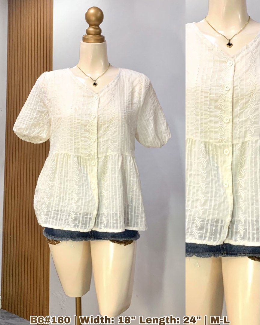Korean Casual / Office Blouse • Cream (Category: Blouses) located in Cavite. Submitted by cnchnll (Listing ID 1461294899, Image 1). Description: .