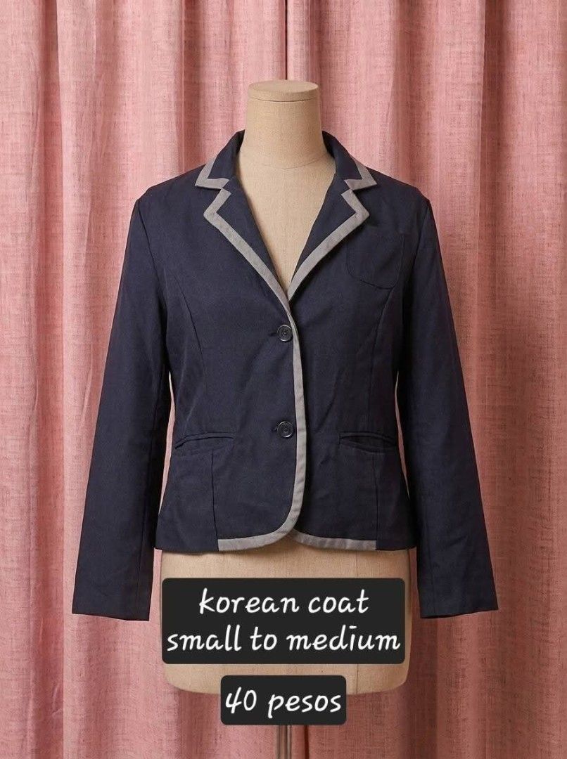 Korean coat unisex (Category: Coats, Jackets and Outerwear) located in Makati City. Submitted by kathnkeyonlineshop (Listing ID 1461290748, Image 1). Description: Actual Pictures, Payment and Condition is stated in the photo Magabasa po ng maigi! Items can be Brandnew, unused or slighly used! Lahat ng description nasa photo na. Sa mga preloved ukay manage your expectations okay. Meetup or delivery are available DM TO MINE.