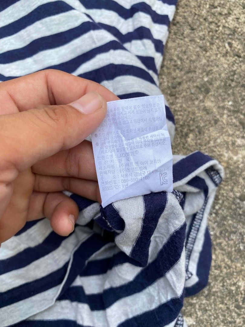 Lacoste (Category: Activewear) located in Tubod. Submitted by leonardflores01 (Listing ID 1461323171, Image 3). Description: Good Condition No hidden issue 25×18 +sf.