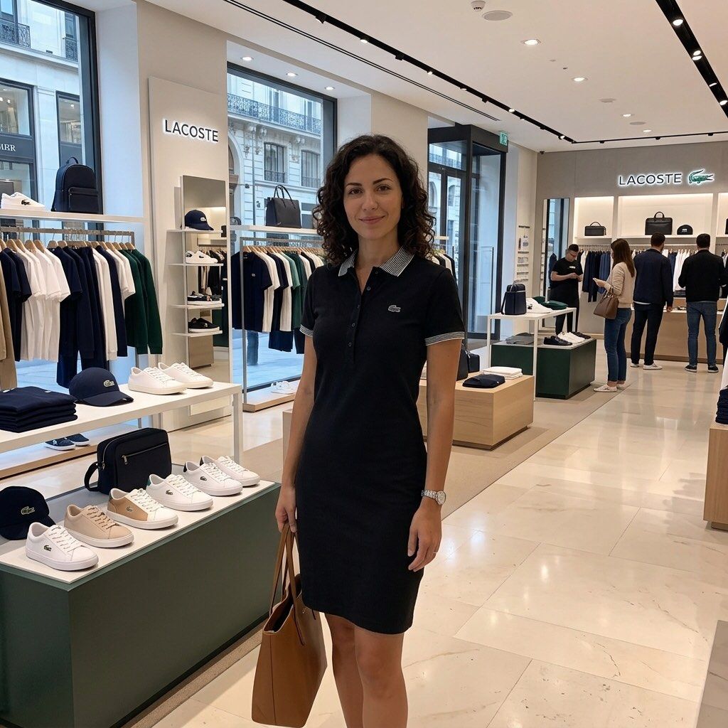 LACOSTE DRESS 🐊 (Category: Luxury Apparel) located in Ozamiz City. Submitted by ClassicDrip (Listing ID 1461243563, Image 2). Description: LACOSTE DRESS 🐊 -AUTHENTIC / LEGIT 💯 -SIZE 46 ON TAG - 22 WIDTH X 40 LENGTH - IN LIKE NEW CONDITION.