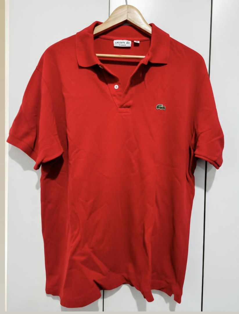 Lacoste Polo Shirt (Category: Tshirts & Polo Shirts ) located in Quezon City. Submitted by thelegallabel (Listing ID 1461135393, Image 1). Description: Item is Authentic ✅️ Size: XL Rfs: Decluterring and lost a few pounds.