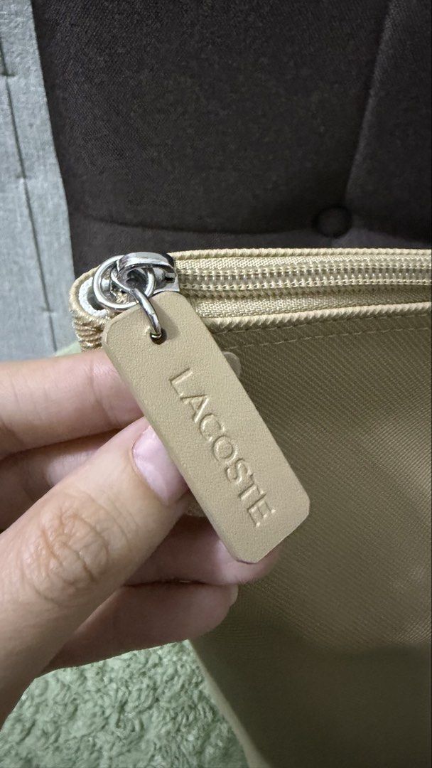 Lacoste Shoulder Bag (Category: Shoulder Bags) located in Manila. Submitted by iamcv8 (Listing ID 1461254732, Image 3). Description: Lacoste Shoulder Bag Bought in Pasabuy Ohana Mnl in IG unfortunately their page has been disabled .