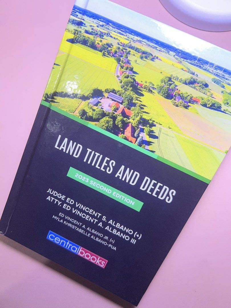 Land Titles and Deeds (Category: Textbooks) located in Makati City. Submitted by sirifinds (Listing ID 1461274350, Image 1). Description: .