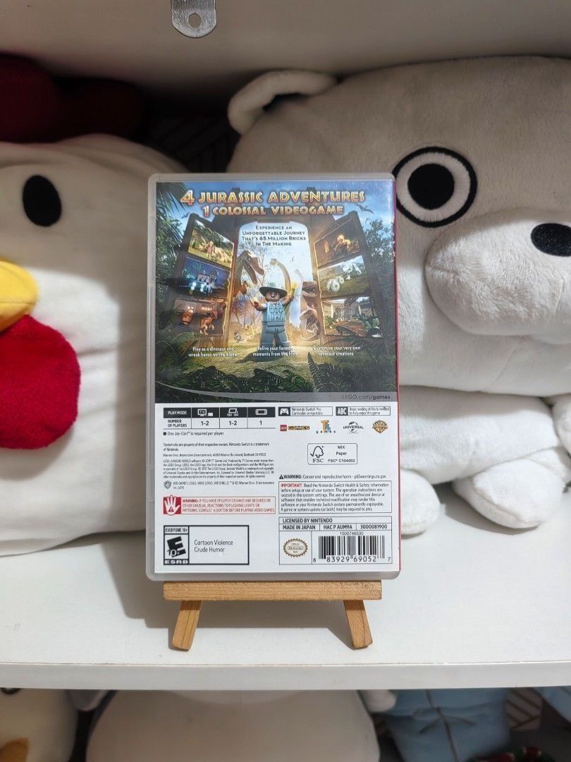 Lego Jurrasic World Nintendo Switch Game (Category: Nintendo) located in San Jose del Monte. Submitted by chimkenugets (Listing ID 1461312287, Image 2). Description: .