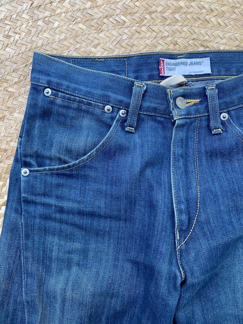 Levi’s Engineered Jeans (Category: Jeans) located in Legazpi City. Submitted by inviteonly (Listing ID 1461186954, Image 3). Description: — right-hand twill denim — **I got this new and stiff in 2015. Wore and broke in for 7months before being comfortable to wear. Fades are mine. Selling because it’s now too small for me. — 100% cotton, compared to other engineered jeans with cotton/lyocell or cotton/polyurethane blends, i prefer the feel and wei