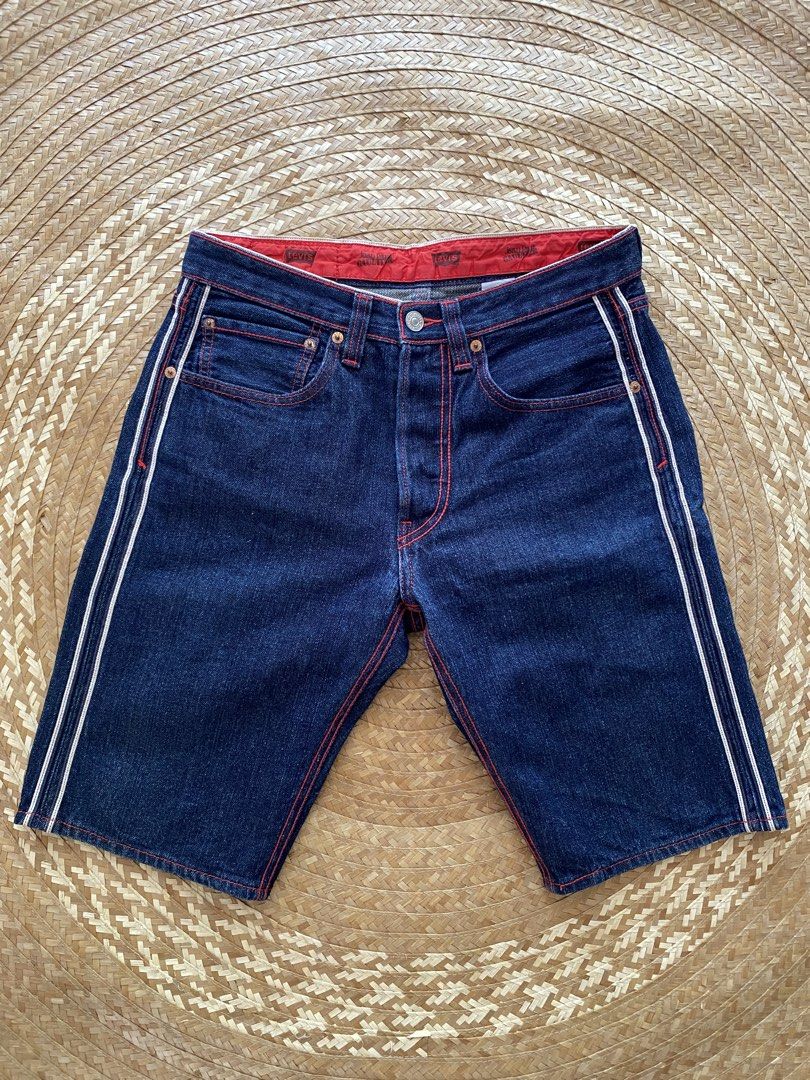 Levi’s Shorts (Category: Shorts) located in Legazpi City. Submitted by inviteonly (Listing ID 1461118528, Image 1). Description: — 29” waist on tape — 11 1/2” inseam — 19” outseam — 4-button fly, means it’s a higher rise than your normal jeans — scoop front/pockets — copper rivets — Red-colored contrast stitching — rivetted back pockets — hang loop at back — Made in Turkey — free shipping on listed price.