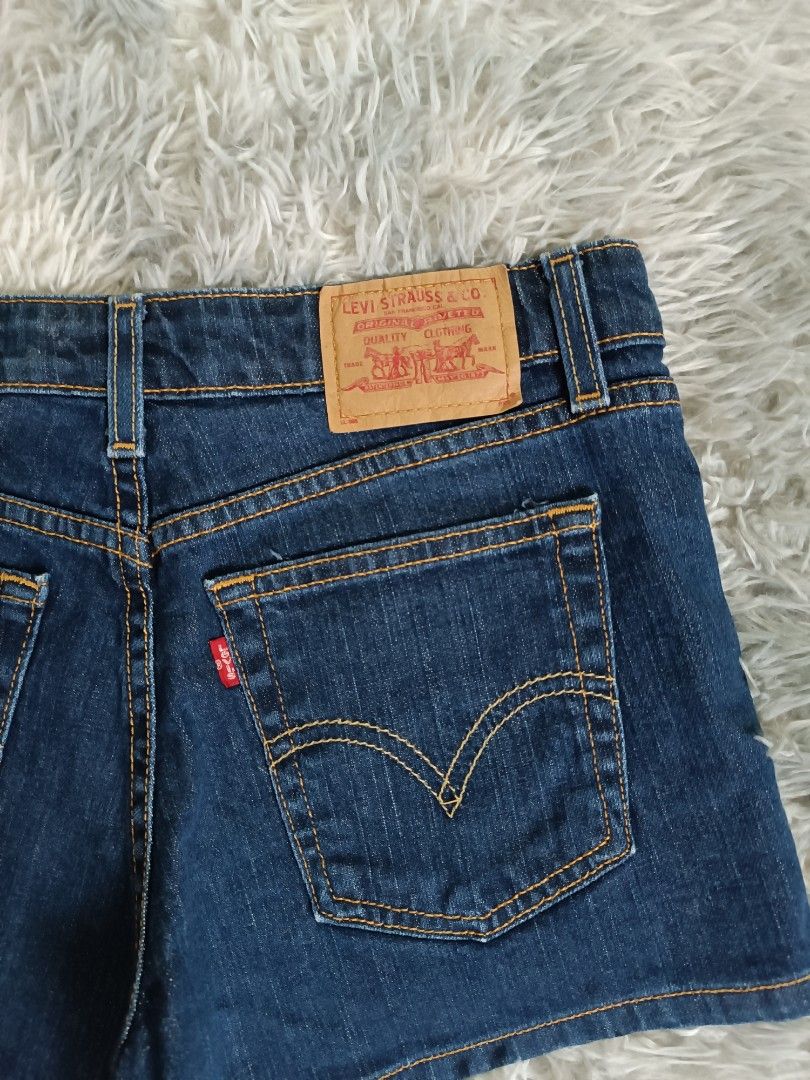 Levi's Super low Stretch Jorts (Category: Shorts) located in Mandaluyong City. Submitted by retro.199x (Listing ID 1461131216, Image 3). Description: SIZE 5 JR on tag Waist: 30 Length: 10.5 Leg Opening: 11.5 EXCELLENT CONDITION.
